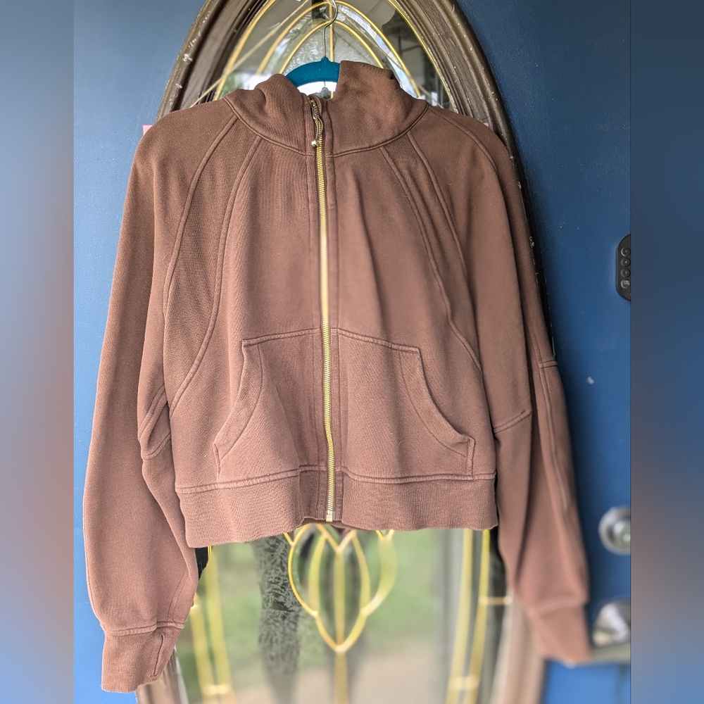 Lululemon full zip scuba with hoodie